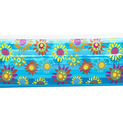 Inflatable Kids Pool Blue 229x152x56 cm