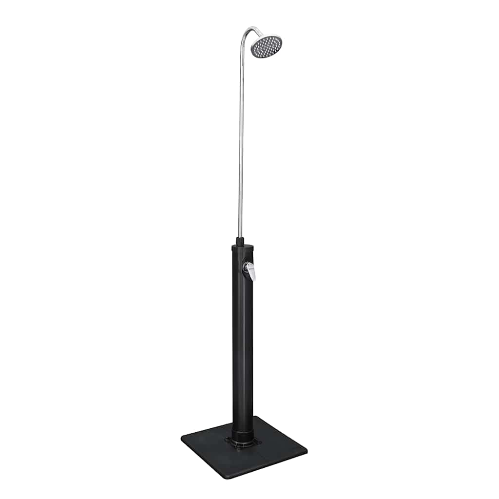 Solar Flow Outdoor Shower Black 8 L