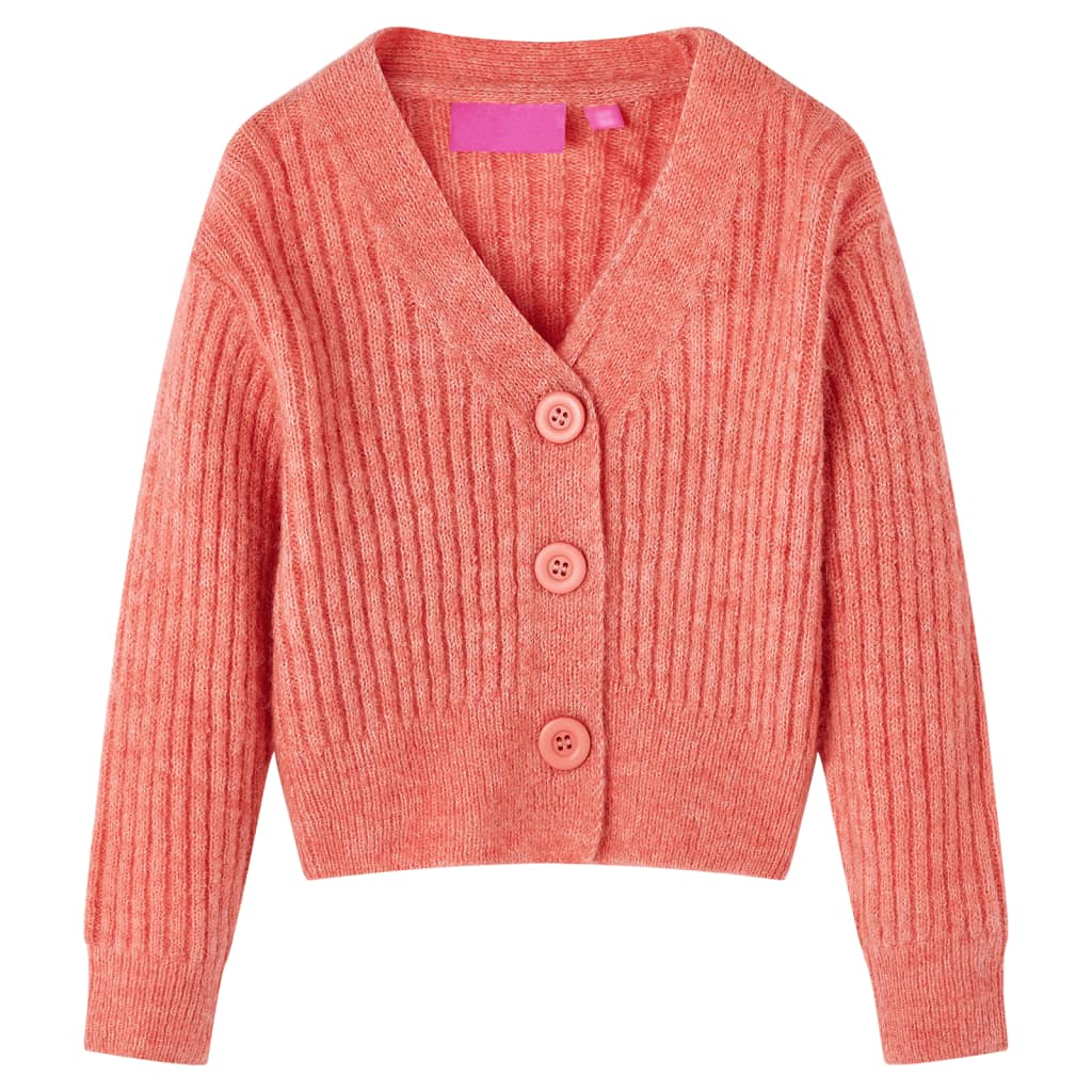Kids' Cardigan Knitted Medium Pink 92