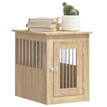 Dog Crate Furniture Sonoma Oak 45x62x59 cm Engineered Wood