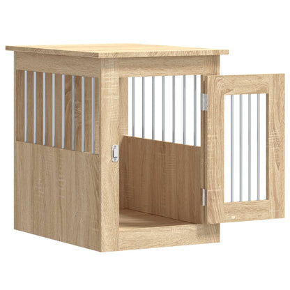 Dog Crate Furniture Sonoma Oak 45x62x59 cm Engineered Wood