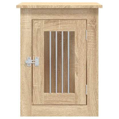 Dog Crate Furniture Sonoma Oak 45x62x59 cm Engineered Wood