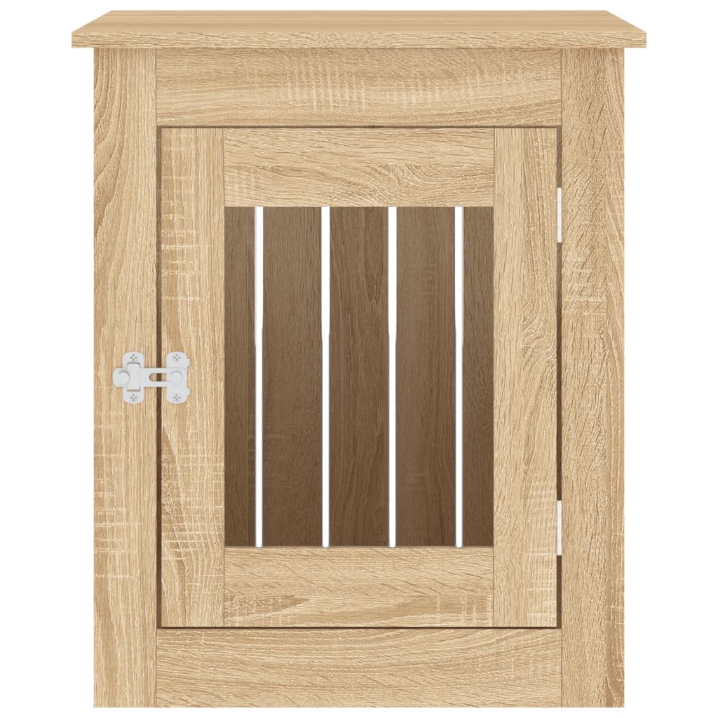 Dog Crate Furniture Sonoma Oak 55x75x65 cm Engineered Wood