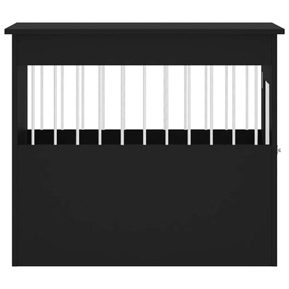 Dog Crate Furniture Black 55x80x68 cm Engineered Wood