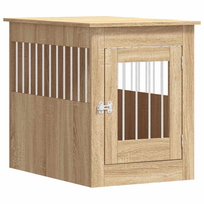 Dog Crate Furniture Sonoma Oak 55x80x68 cm Engineered Wood