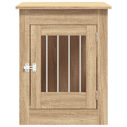 Dog Crate Furniture Sonoma Oak 55x80x68 cm Engineered Wood