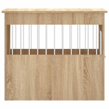 Dog Crate Furniture Sonoma Oak 55x80x68 cm Engineered Wood