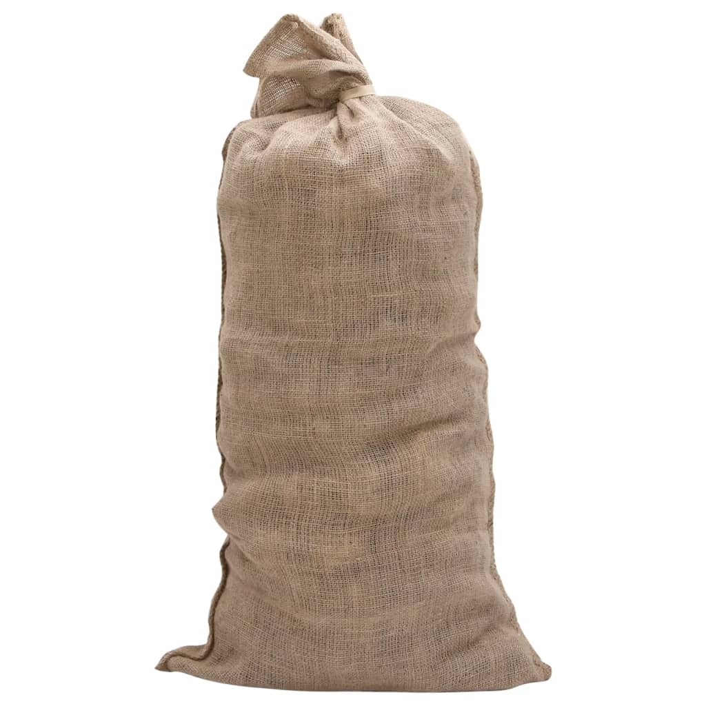 Jute Sacks 30 pcs 65x135 cm 100% Jute 220 gsm