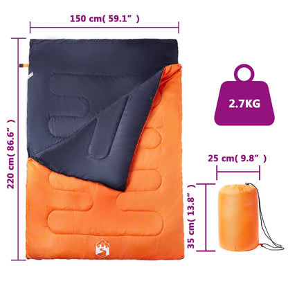 Double Sleeping Bag with Pillows for Adults Camping 3-4 Seasons
