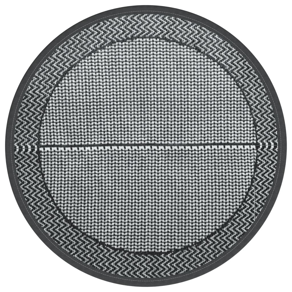 Outdoor Carpet ARAKIL Grey Ø120 cm PP