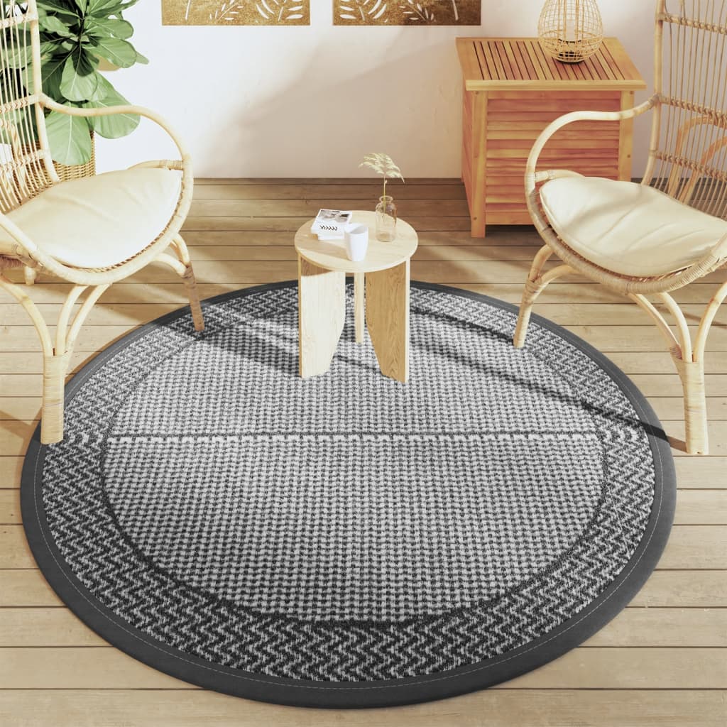 Outdoor Carpet ARAKIL Grey Ø160 cm PP