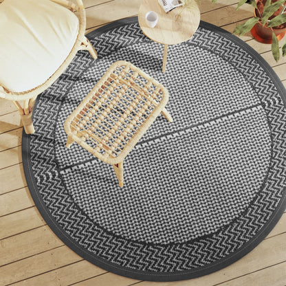 Outdoor Carpet ARAKIL Grey Ø160 cm PP