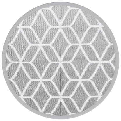 Outdoor Carpet ARAKIL Grey Ø120 cm PP