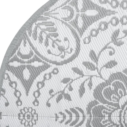Outdoor Carpet ARAKIL Light Grey Ø200 cm PP