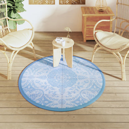 Outdoor Carpet ARAKIL Baby Blue Ø120 cm PP