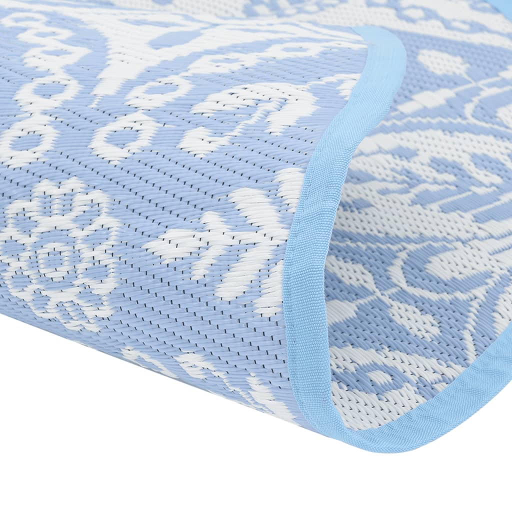 Outdoor Carpet ARAKIL Baby Blue Ø120 cm PP