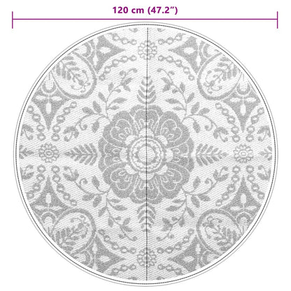 Outdoor Carpet ARAKIL Baby Blue Ø120 cm PP