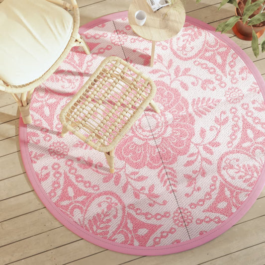 Outdoor Carpet ARAKIL Pink Ø160 cm PP