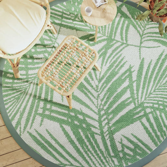 Outdoor Carpet ARAKIL Green Ø200 cm PP