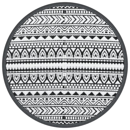Outdoor Carpet ARAKIL Black Ø200 cm PP