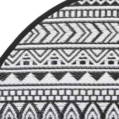 Outdoor Carpet ARAKIL Black Ø200 cm PP