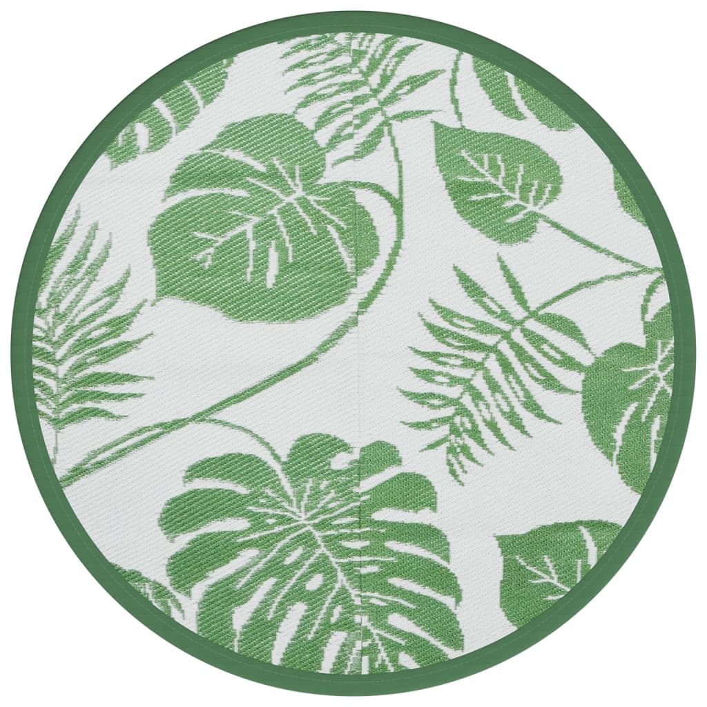 Outdoor Carpet ARAKIL Green Ø160 cm PP