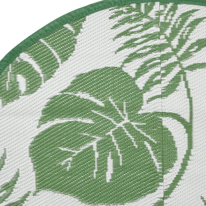 Outdoor Carpet ARAKIL Green Ø160 cm PP