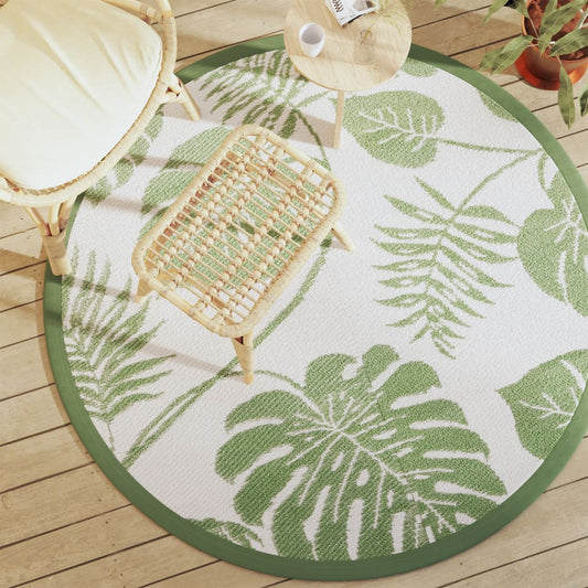 Outdoor Carpet ARAKIL Green Ø160 cm PP
