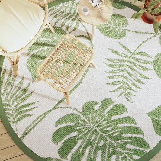 Outdoor Carpet ARAKIL Green Ø200 cm PP