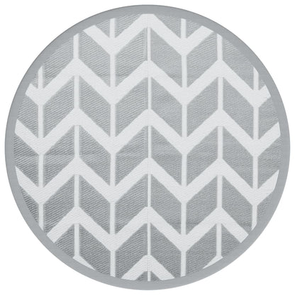 Outdoor Carpet ARAKIL Grey Ø120 cm PP