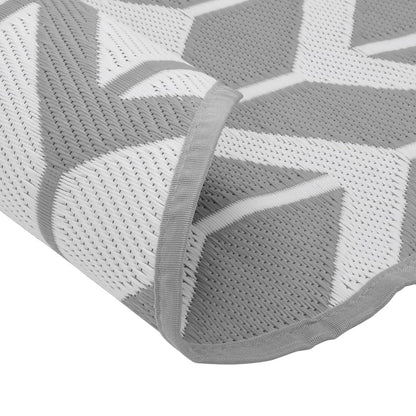 Outdoor Carpet ARAKIL Grey Ø120 cm PP