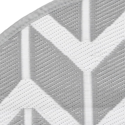 Outdoor Carpet ARAKIL Grey Ø120 cm PP
