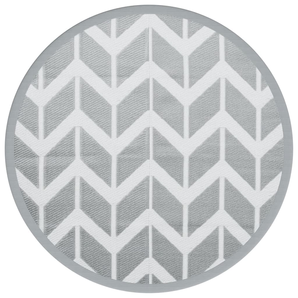 Outdoor Carpet ARAKIL Grey Ø160 cm PP
