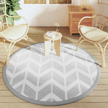 Outdoor Carpet ARAKIL Grey Ø160 cm PP