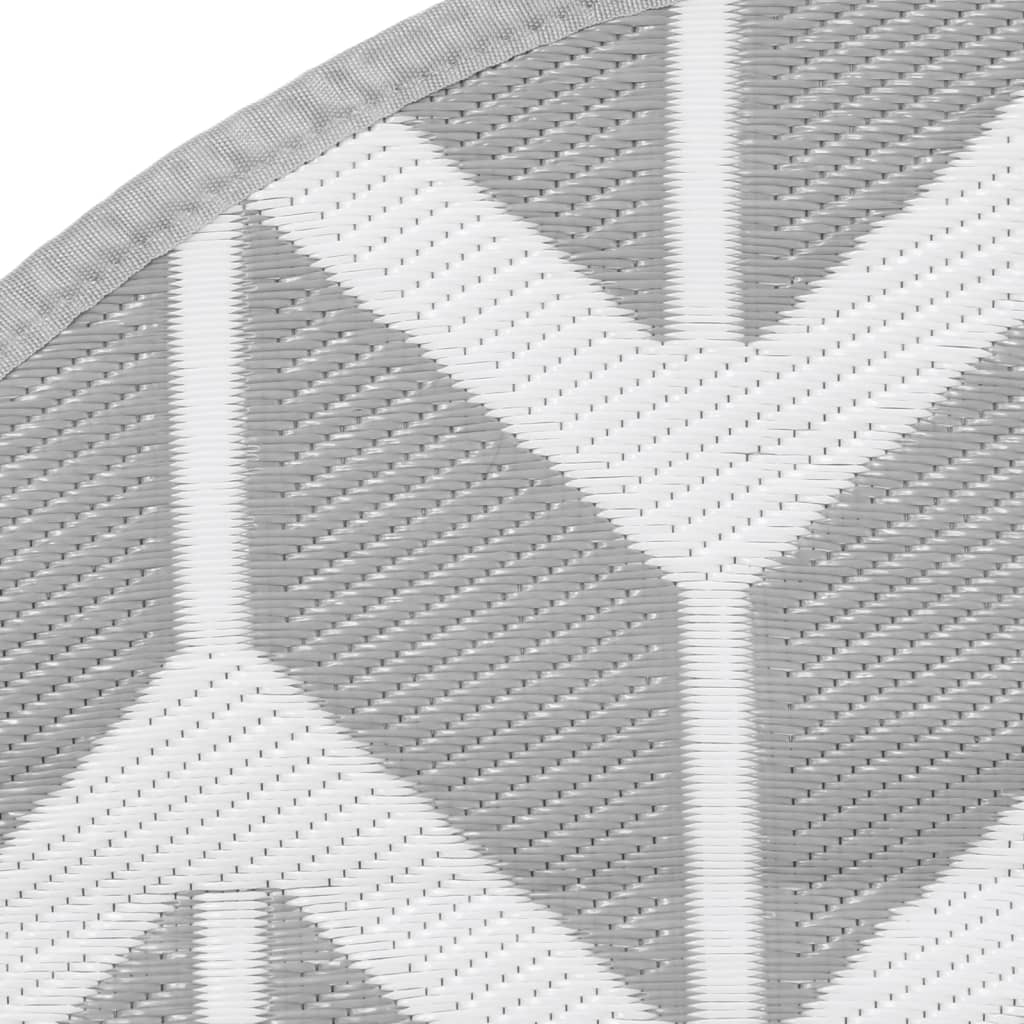 Outdoor Carpet ARAKIL Grey Ø160 cm PP