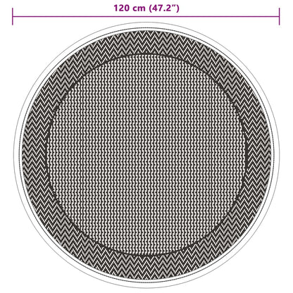 Outdoor Carpet ARAKIL Green Ø120 cm PP