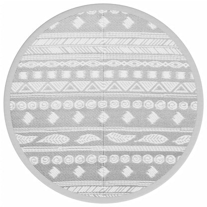Outdoor Carpet ARAKIL Grey Ø120 cm PP
