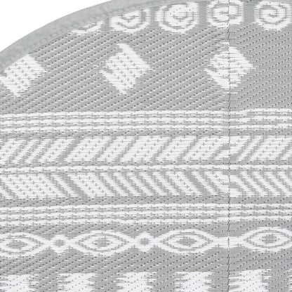 Outdoor Carpet ARAKIL Grey Ø120 cm PP