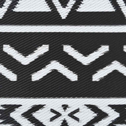 Outdoor Carpet ARAKIL Black Ø120 cm PP