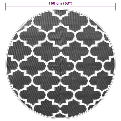 Outdoor Carpet ARAKIL Blue Ø160 cm PP