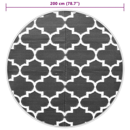 Outdoor Carpet ARAKIL Blue Ø200 cm PP