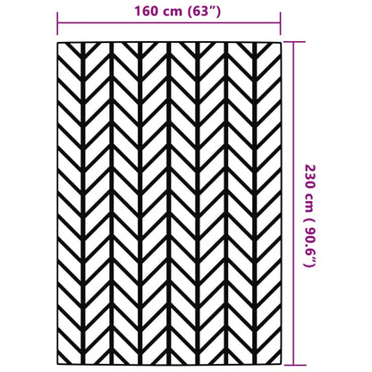 Outdoor Carpet ARAKIL Grey 160x230 cm PP