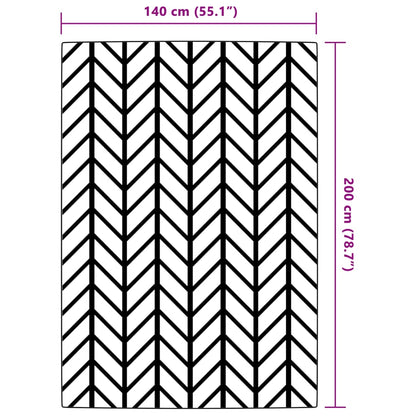 Outdoor Carpet ARAKIL Grey 140x200 cm PP