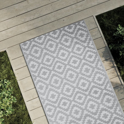 Outdoor Carpet ARAKIL Grey 80x250 cm PP
