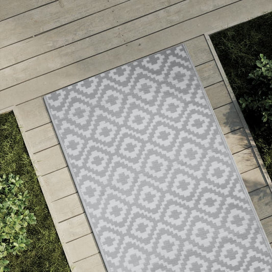 Outdoor Carpet ARAKIL Grey 80x250 cm PP