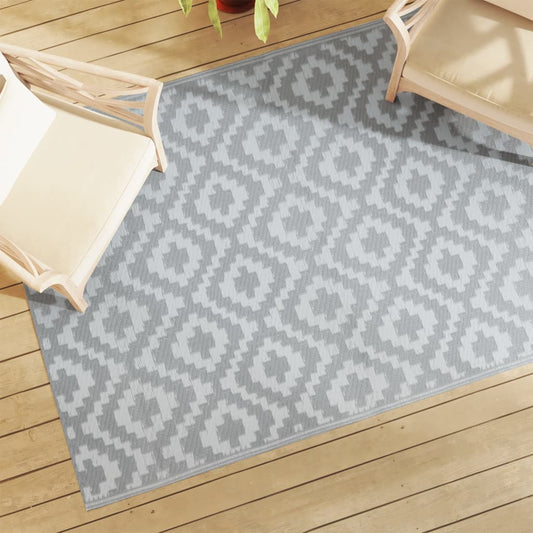 Outdoor Carpet ARAKIL Grey 140x200 cm PP