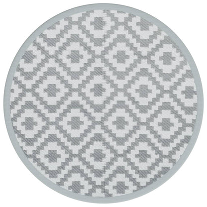 Outdoor Carpet ARAKIL Grey Ø160 cm PP