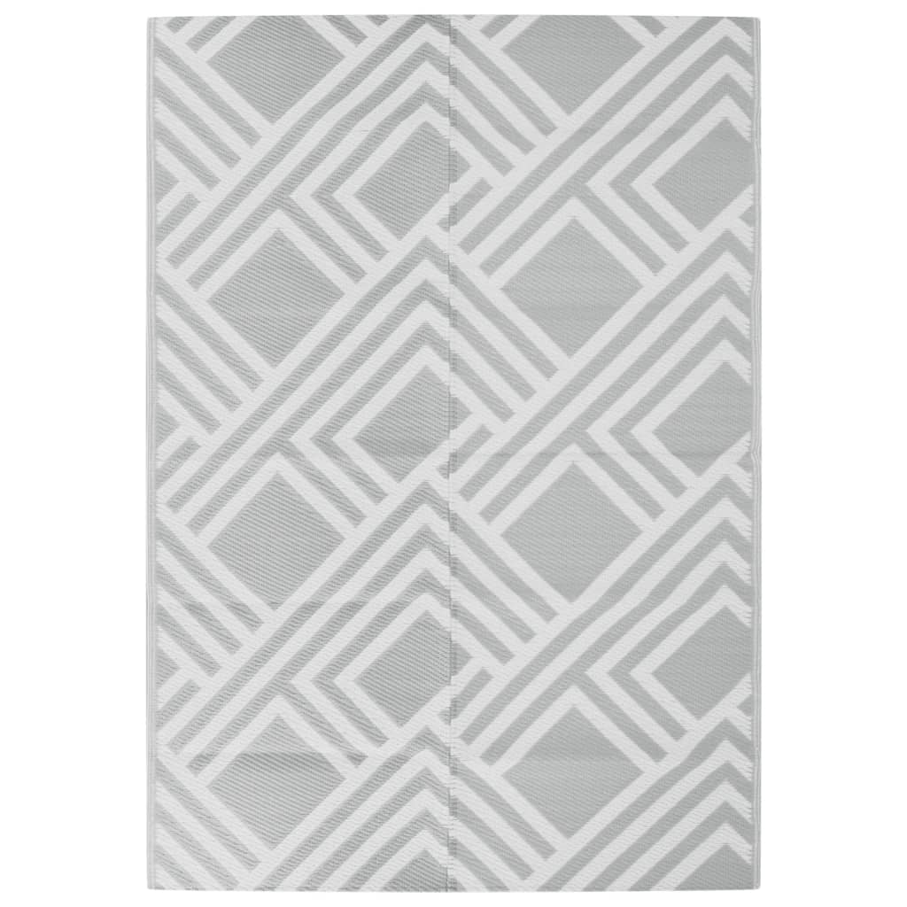 Outdoor Carpet ARAKIL Grey 140x200 cm PP