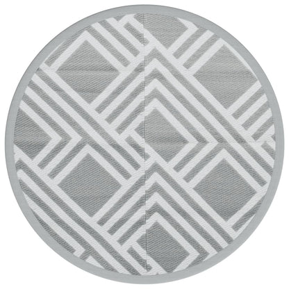 Outdoor Carpet ARAKIL Grey Ø120 cm PP
