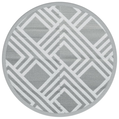Outdoor Carpet ARAKIL Grey Ø200 cm PP
